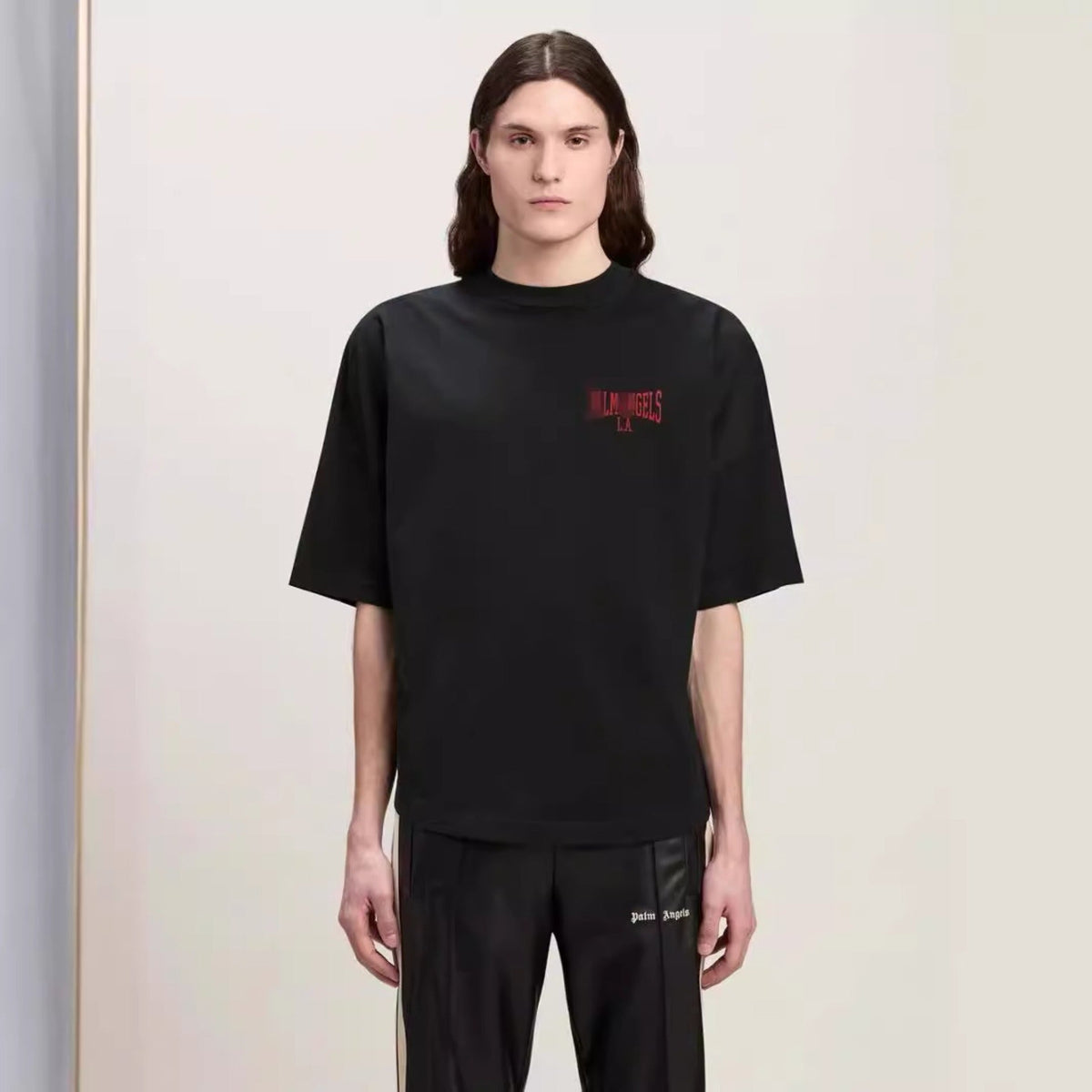 Palm Angels T-shirt Alphabet Slogan Printed Short Sleeve T-shirt