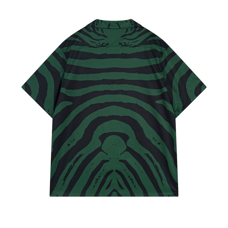 Rhude T-shirt Zebra Letter Embroidery Casual Short Sleeve Shirt, Shorts
