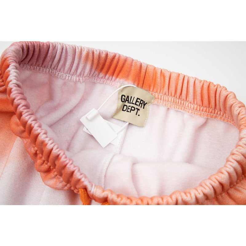 Gallery Dept Sweatpants Tie-dye Splash Ink Graffiti Alphabet Print Casual Sweatpants Trousers