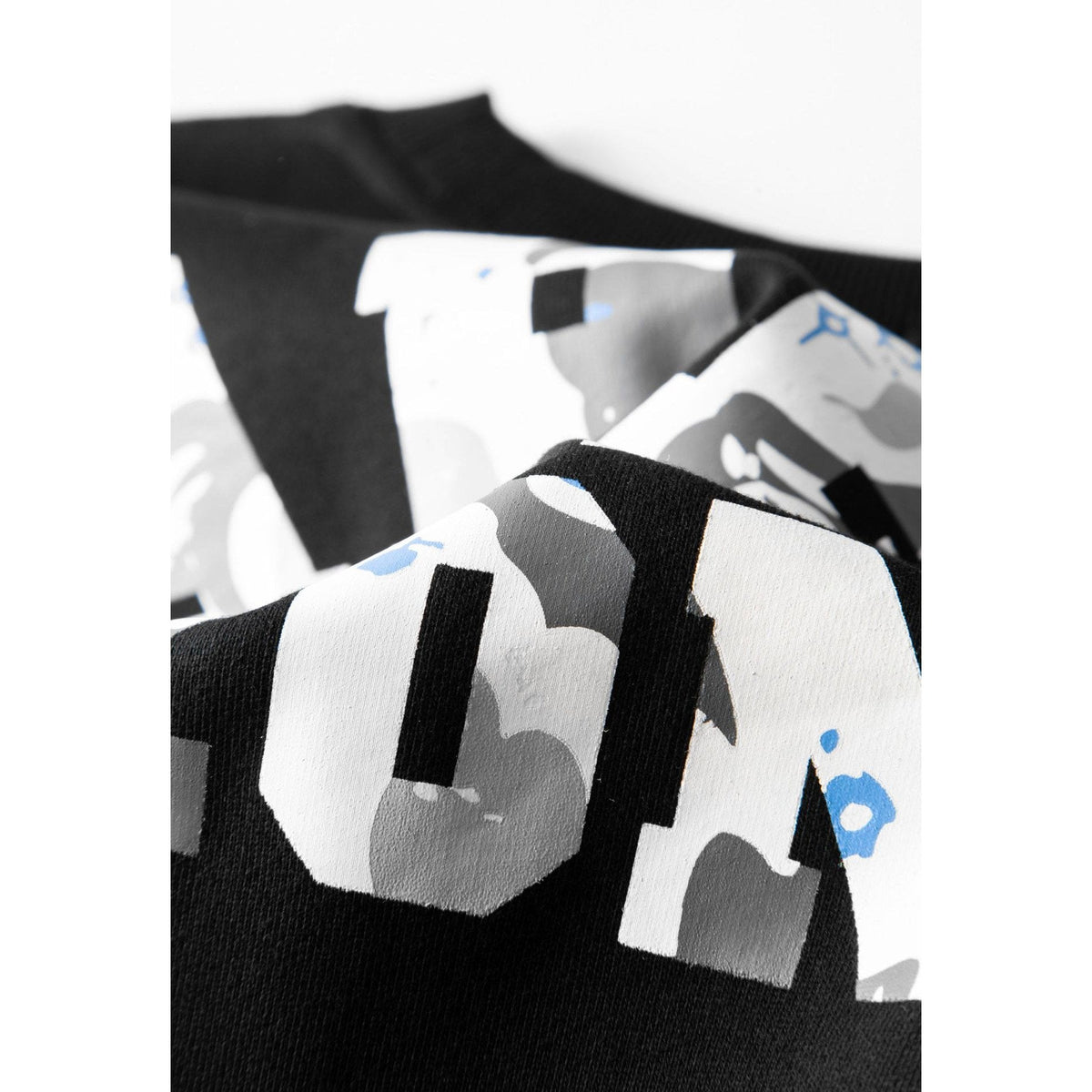 Bathing Ape Sweatshirts Generation Autumn and Winter Starry Sky Luminous Printed Long-Sleeved T-shirt