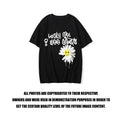 Bathing Ape T-Shirt Cartoon Graffiti Little Daisy T-shirt Summer Printed Short Sleeve