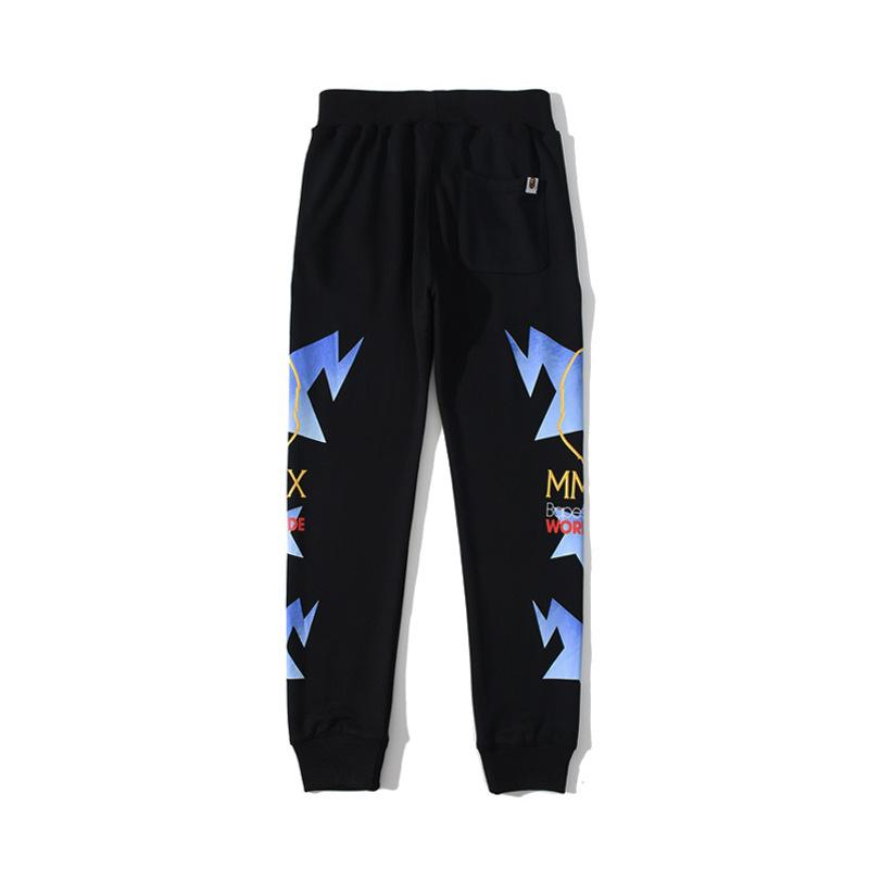 Bathing Ape Pant Casual Sports Thin Section Teenagers Pure Cotton Cartoon Trousers