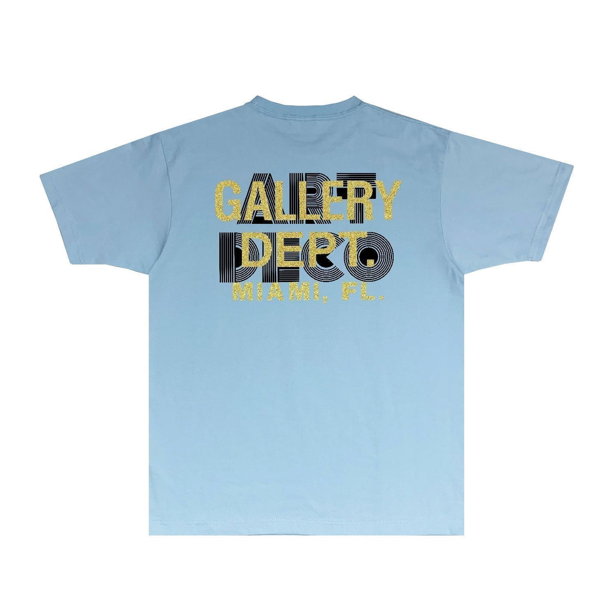 Gallery Dept T Shirt Retro Printed Loose Short-Sleeved Shirt
