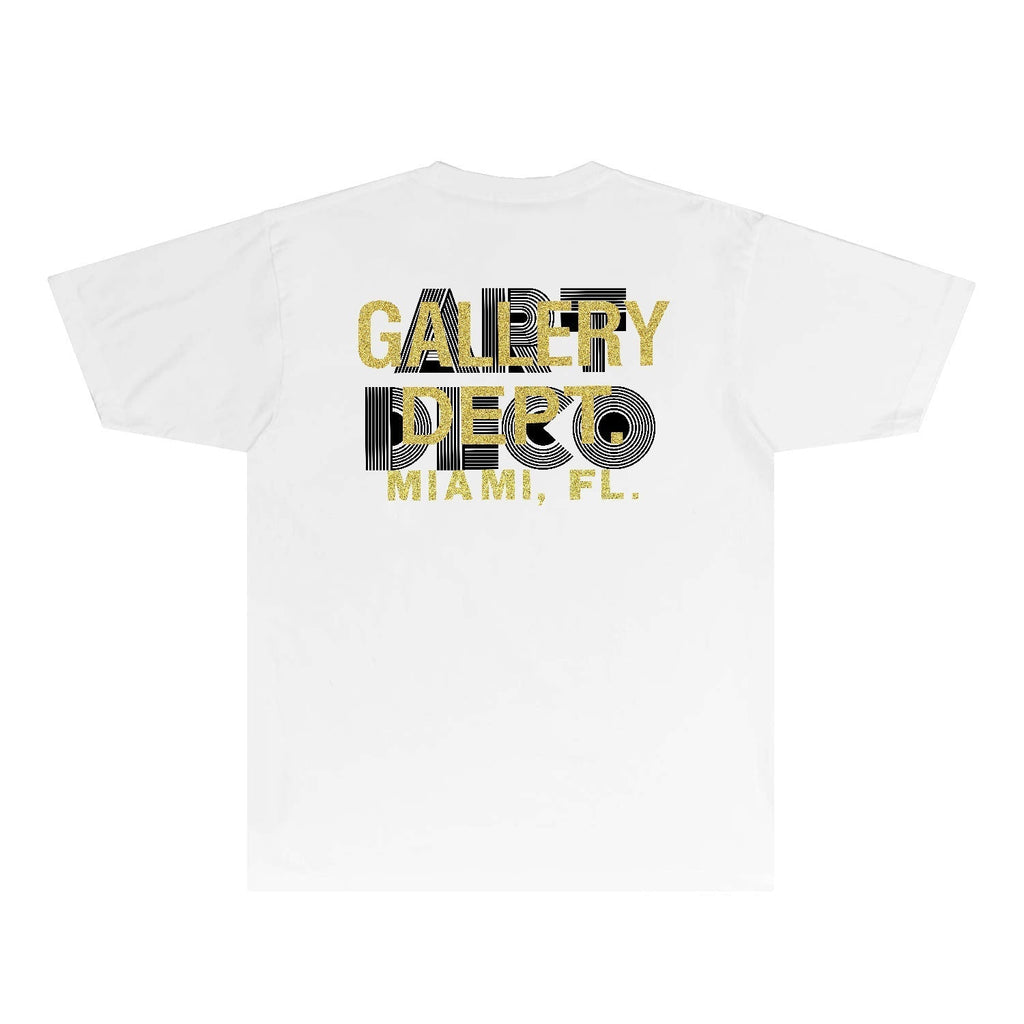 Gallery Dept T Shirt Retro Printed Loose Short-Sleeved Shirt (part2)