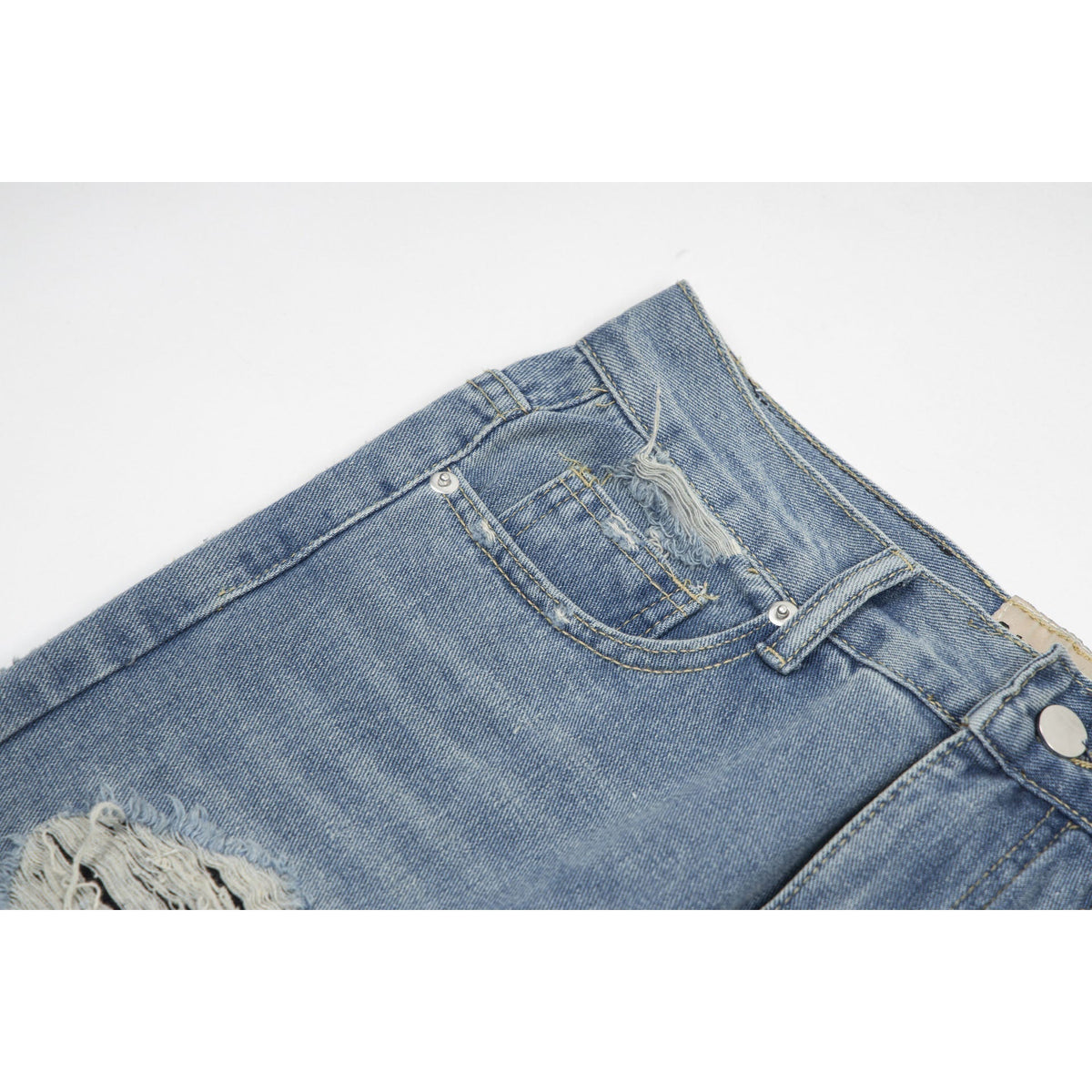 Gallery Dept Jeans Washed Ripped Rough Jeans Flared Trousers