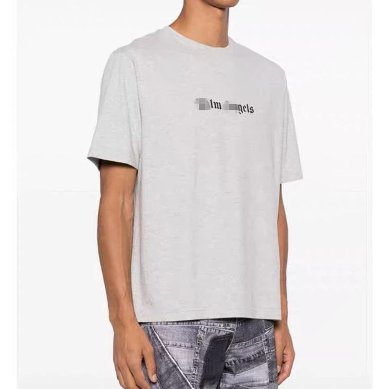 Palm Angels T-shirt Simple Letter Print Short Sleeve T-shirt