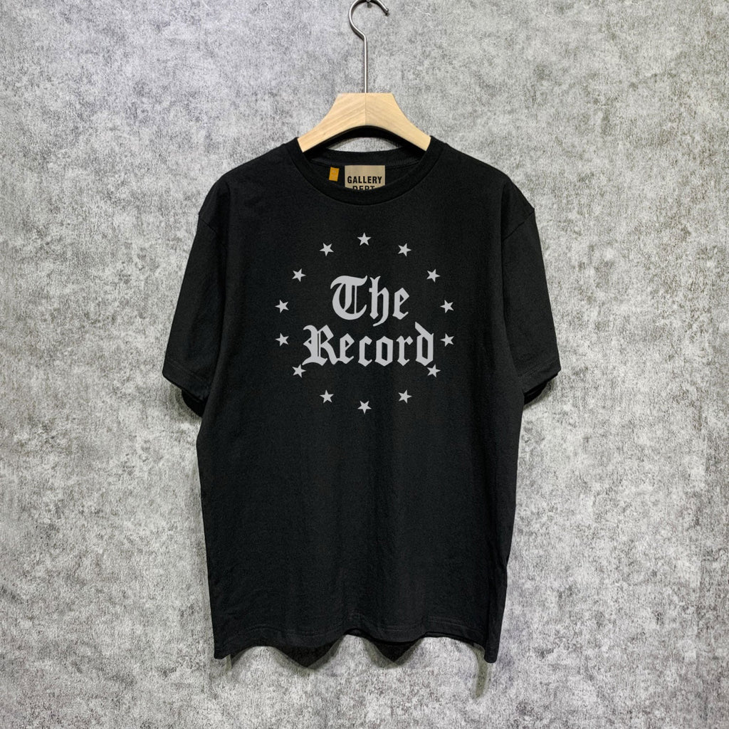 Gallery Dept T Shirt Retro Printed Loose Short-Sleeved Shirt