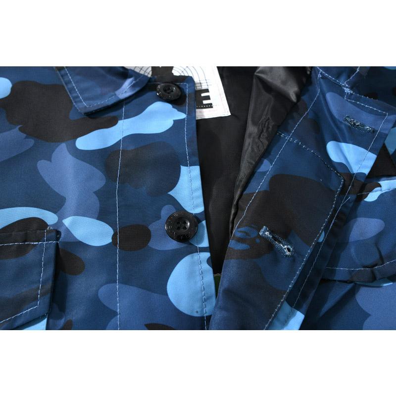 Bathing Ape Jacket Spring and Autumn Men's Fashion Fashion Brand Camouflage Workwear Wind Coat Coat