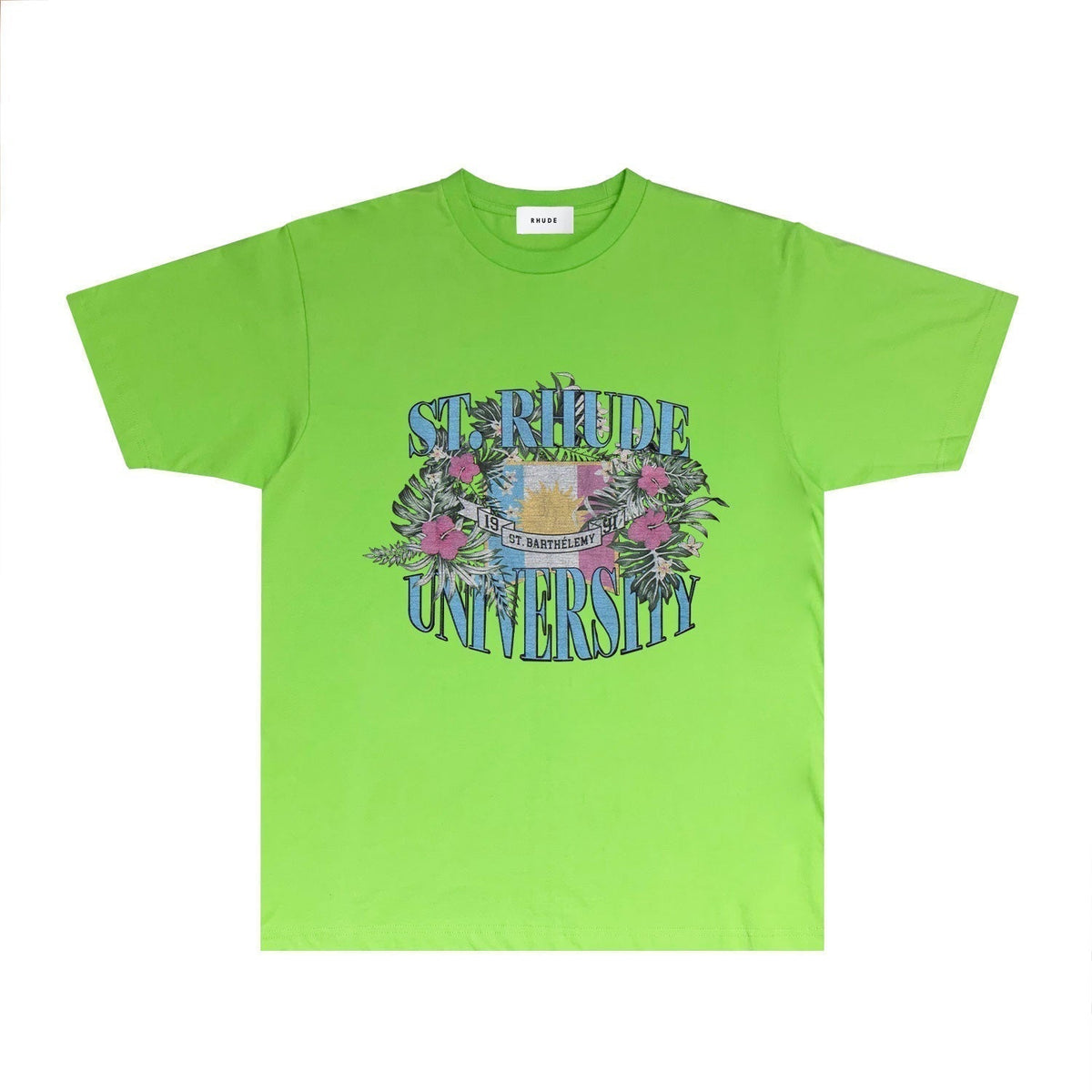 Rhude T-shirts Printed Trendy Pure Cotton