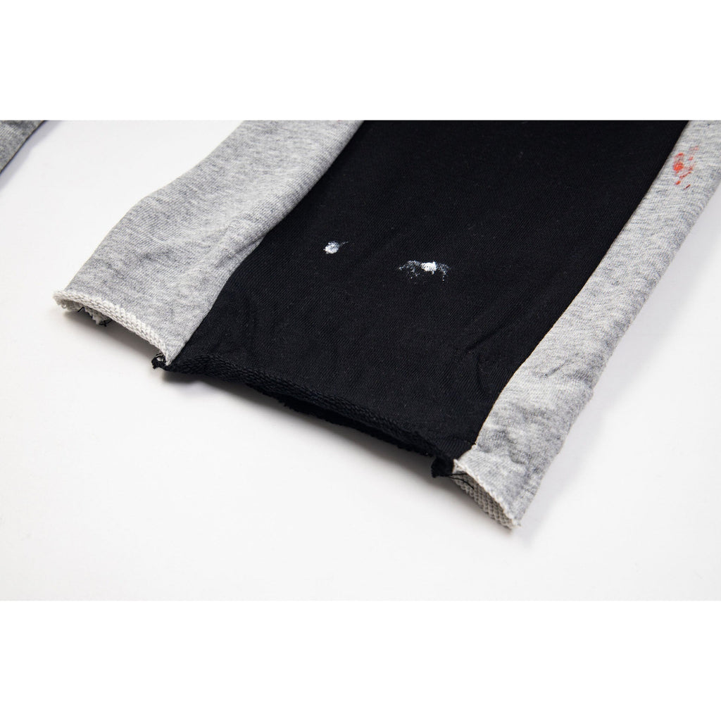 Gallery Dept Sweatpants Hand-painted splashed ink letter patch splicing casual trousers