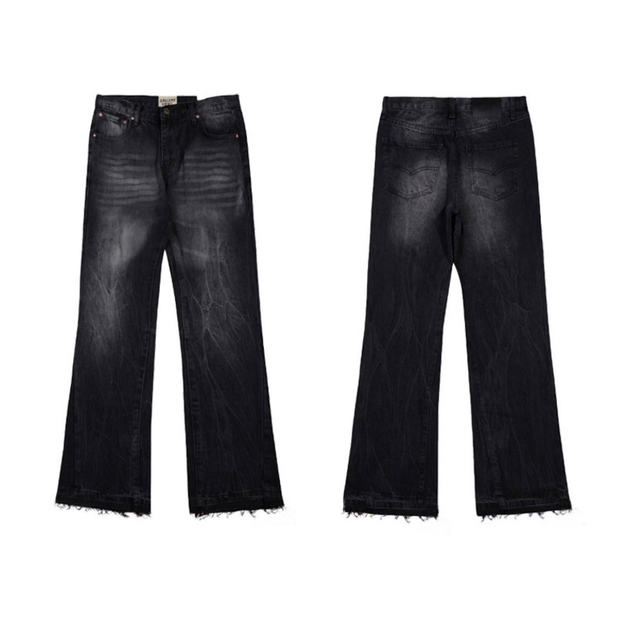 Gallery Dept Jeans Color-matching Flared Jeans Floor-mopping Straight Pants