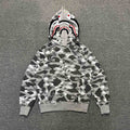 Bape Hoodie Zip-Up Cardigan Two-Hooded Hoodie
