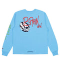 Chrome Hearts Matty Boy 'Brain New' Long Sleeve Tee Blue