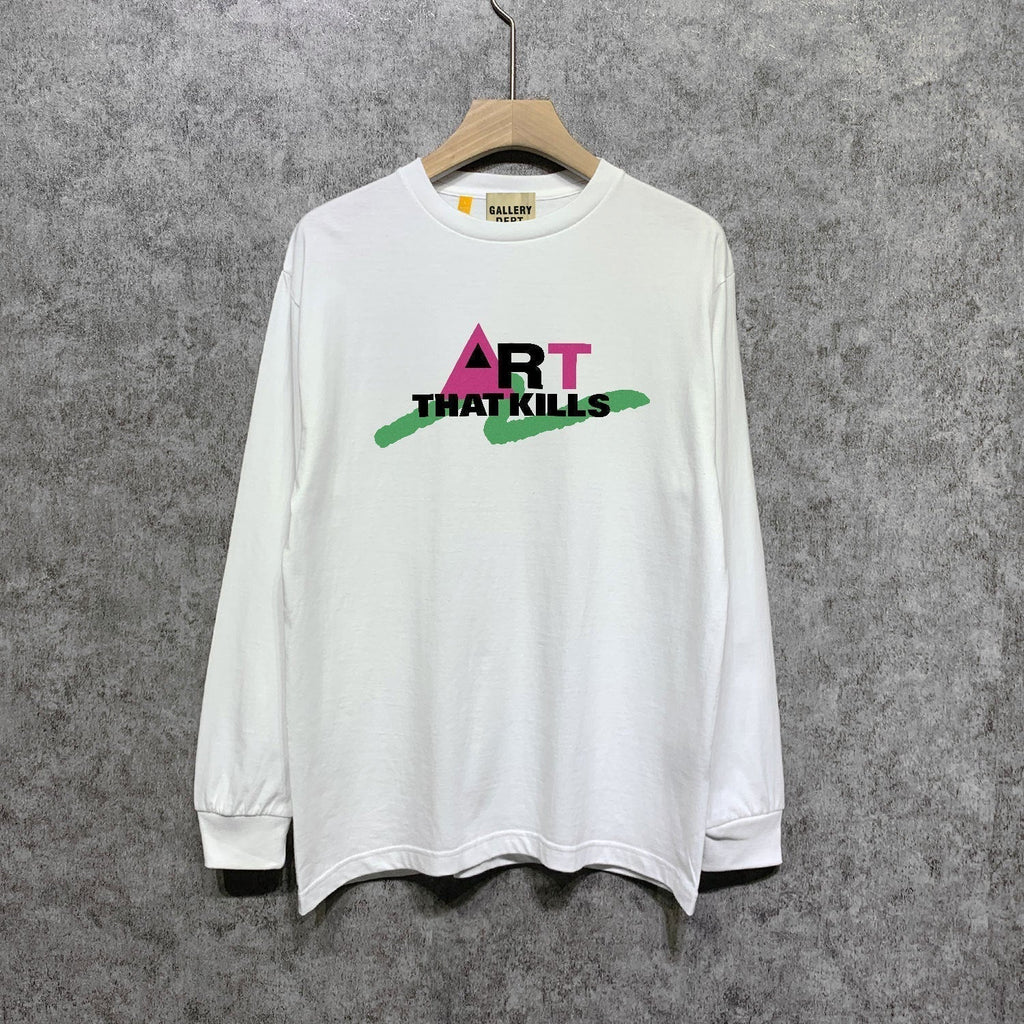 Gallery Dept Long Sleeved Shirt Fashion Brand Long Sleeve Long-Sleeved T-shirt Blouse