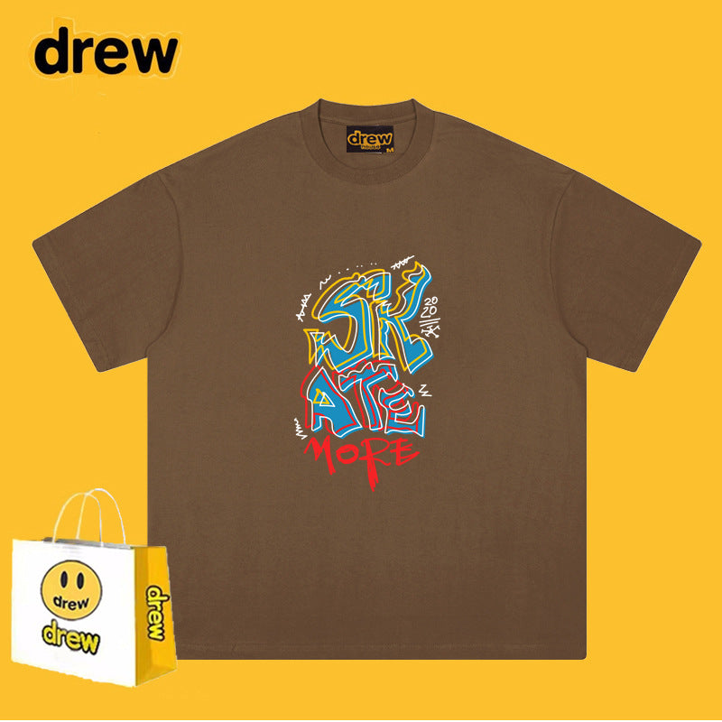 Drew T-shirts Classic Letter Short Sleeve