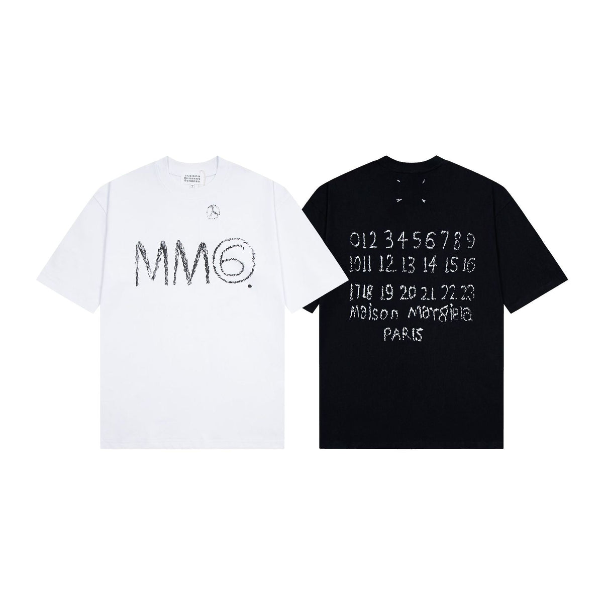 Maison Margiela T-shirt Crew Neck Loose Short Sleeve T-shirt