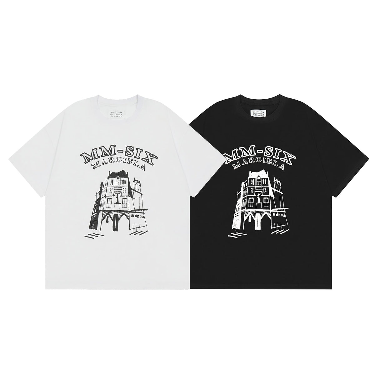 Maison Margiela T-shirt Crew Neck Loose Short Sleeve T-shirt