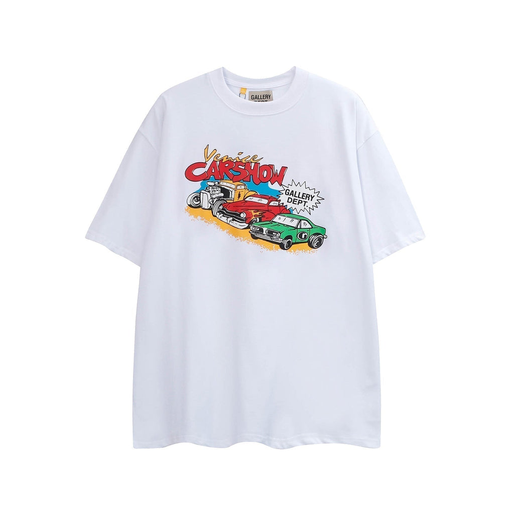 Gallery Dept T Shirts Men's Car Painted Print Loose