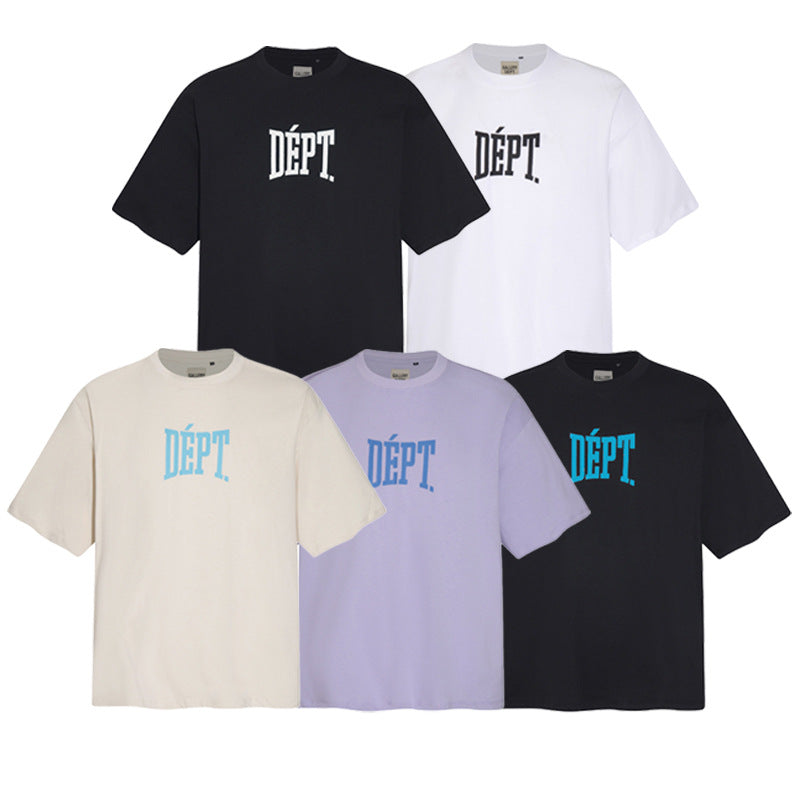 Gallery Dept T-Shirt Micro Label Letter Print Short Sleeve T-Shirt