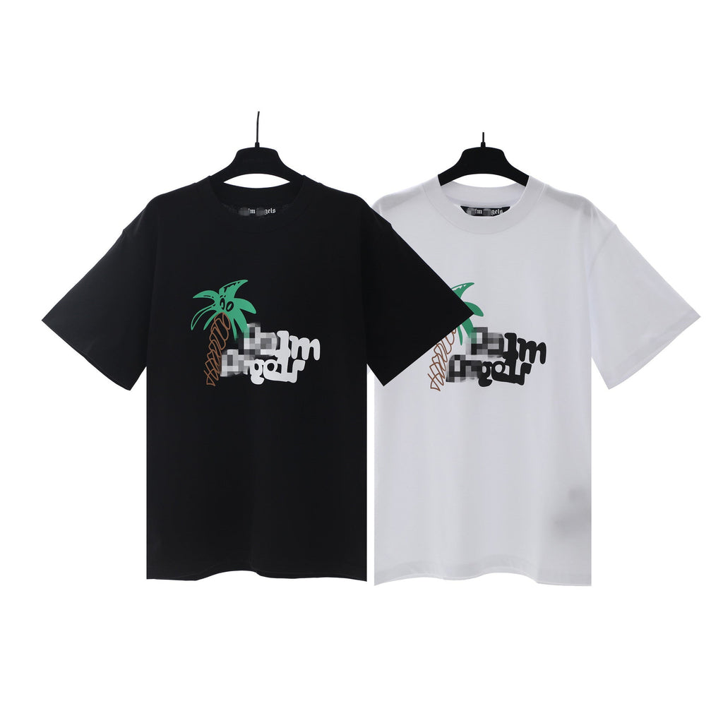 Palm Angels T-shirt Coconut Letter Logo Short Sleeve T-shirt
