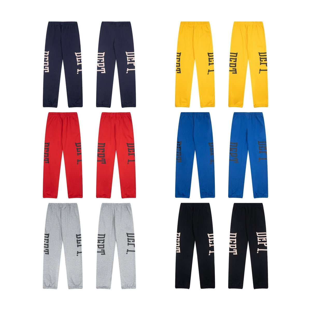 Gallery Dept Sweatpants Alphabet Print Casual Trousers