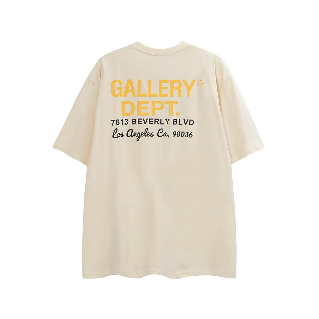 Gallery Dept T Shirts Men's Car Painted Print Loose
