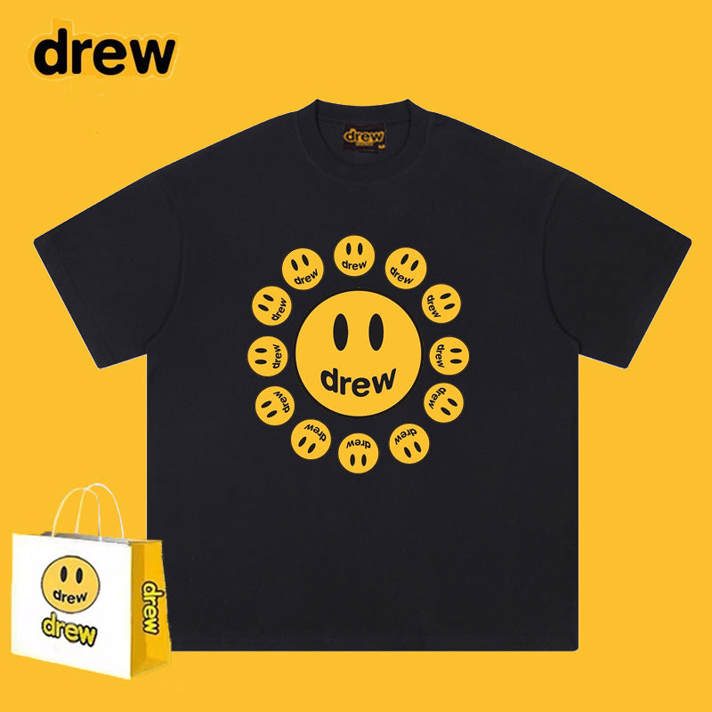 Drew T-shirts Cotton Short Sleeve Loose