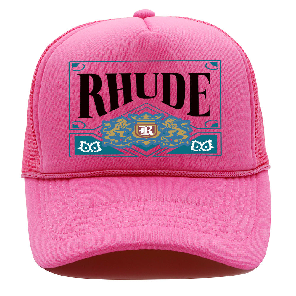 Rhude Hat Shade Mesh Cap Casual Baseball Cap Couple