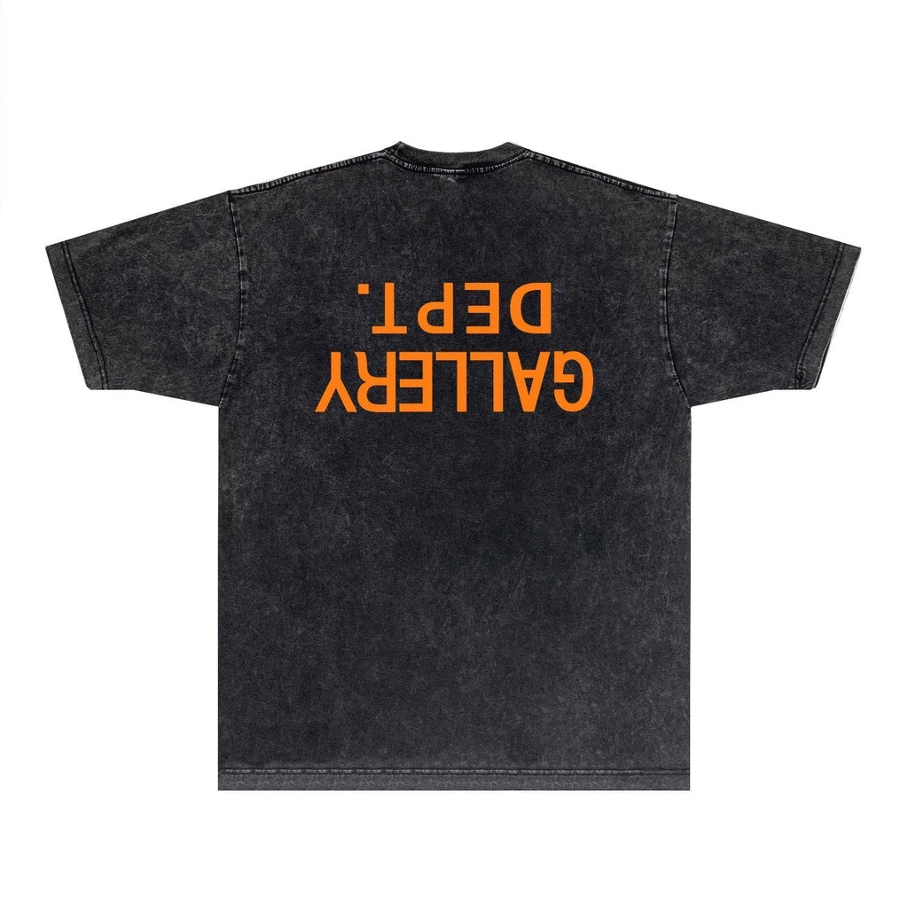 Gallery Dept T Shirts Tee Shirt Washed and Worn Short Sleeve T-shirt Blouse