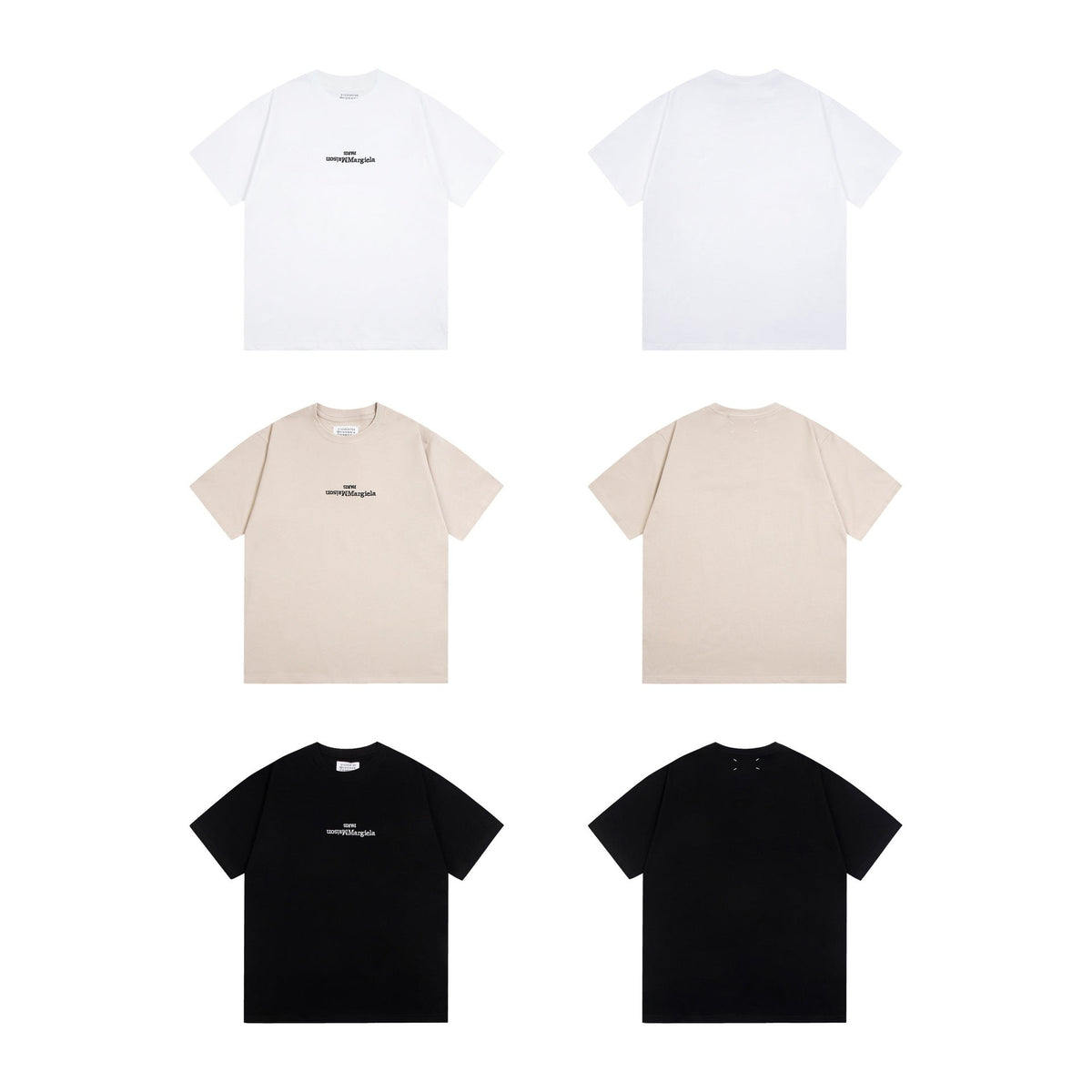 Maison Margiela T-shirt Crew Neck Loose Short Sleeve T-shirt