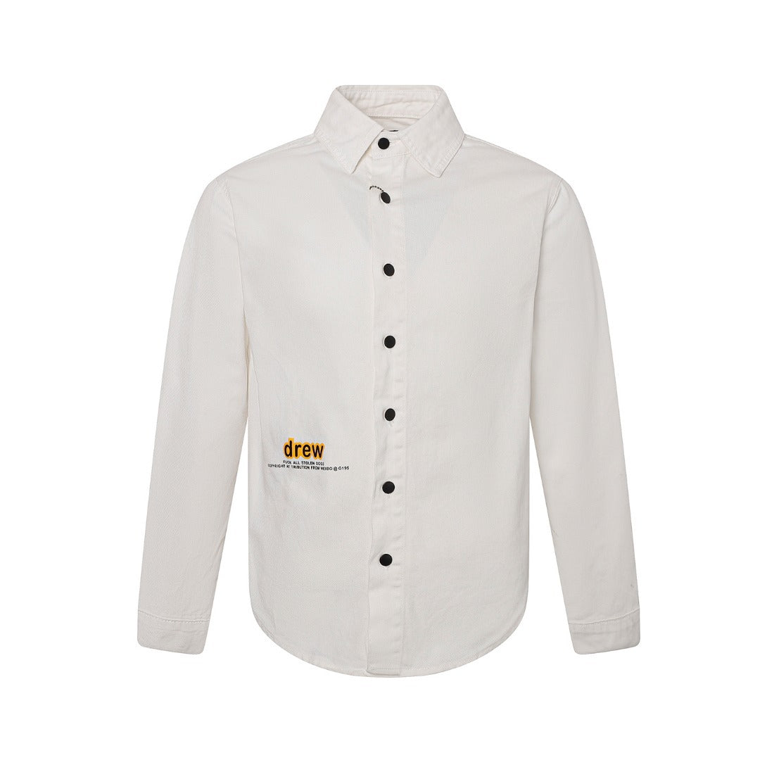 Drew House Jacket Suit Style White Denim Jacket
