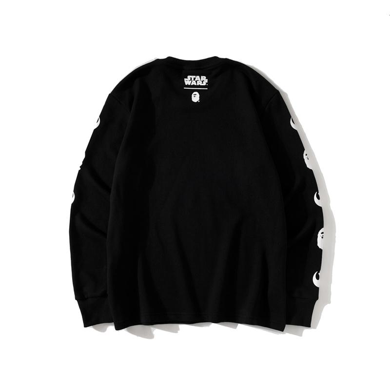 Bathing Ape Sweatshirts Spring and Autumn Cartoon Print Men's and Women's Ball Battle Pullover Sweater