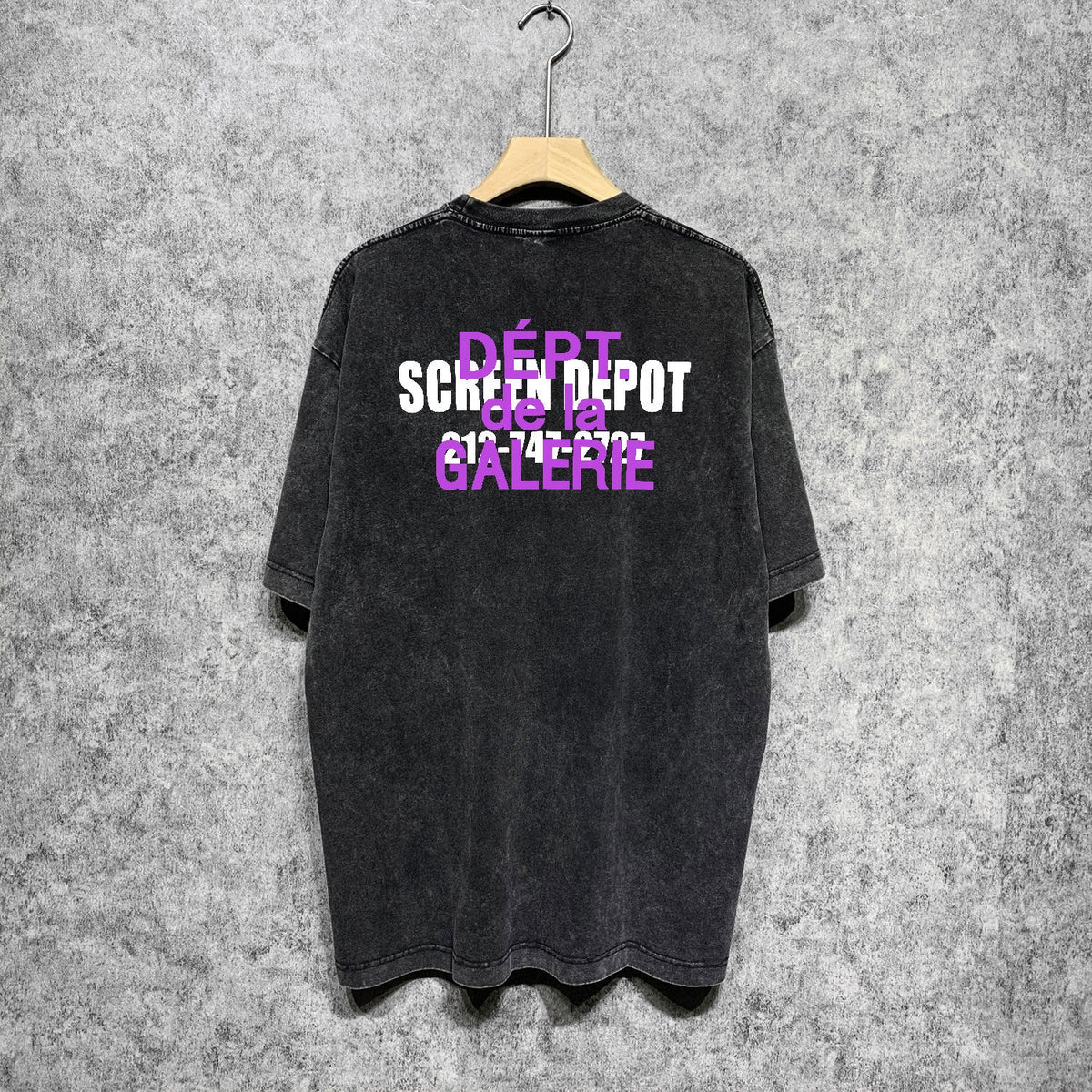 Gallery Dept T Shirts Tee Shirt Washed and Worn Short Sleeve T-shirt Blouse