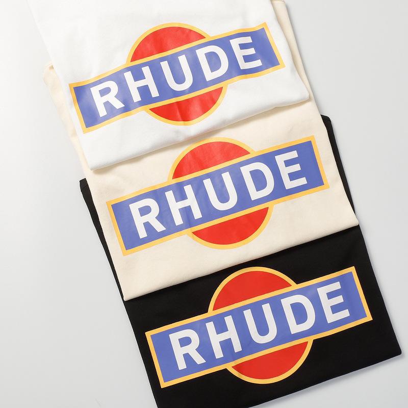 Rhude T-shirt Leopard Print Short Sleeve T-shirt