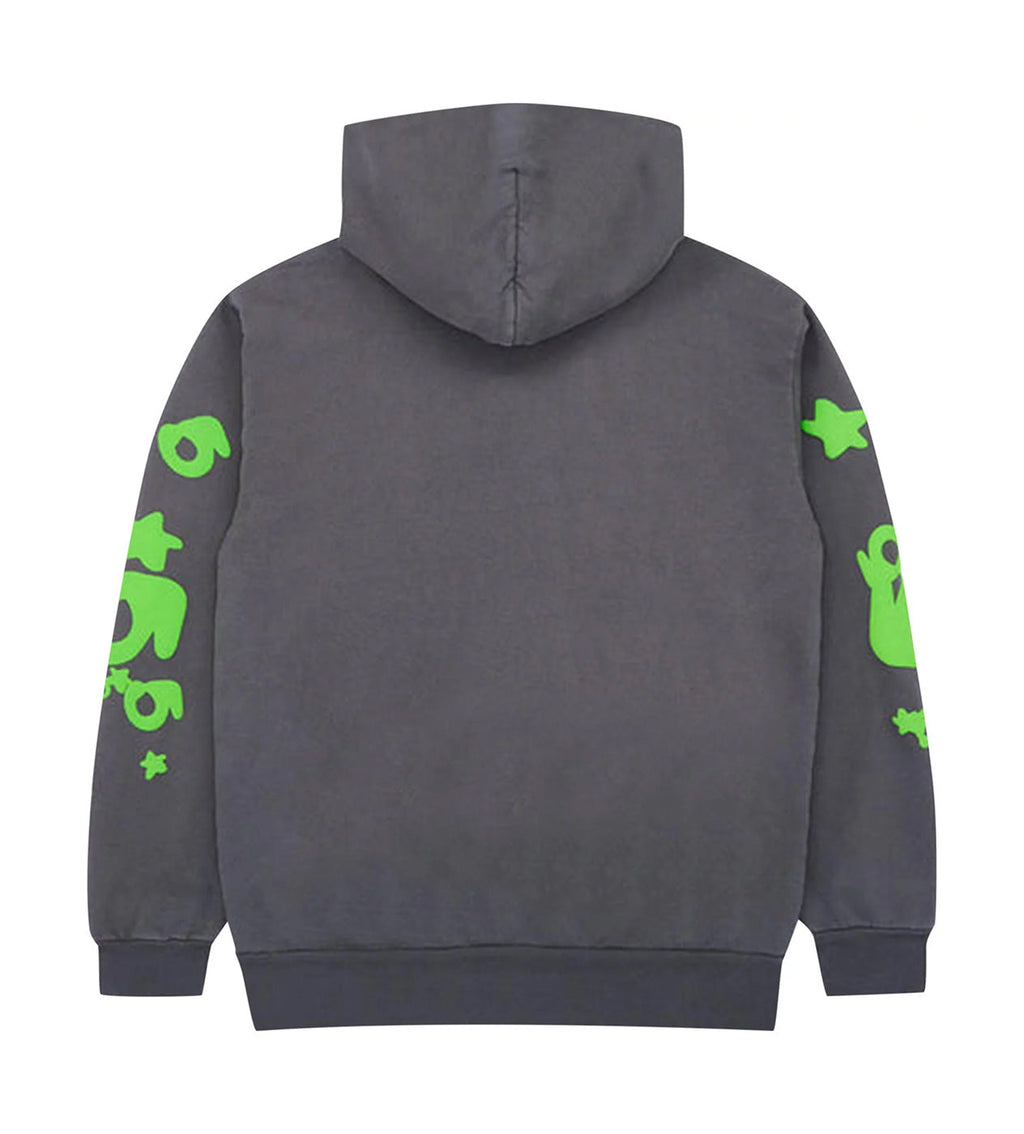 Sp5der Beluga Slate Grey Hoodie