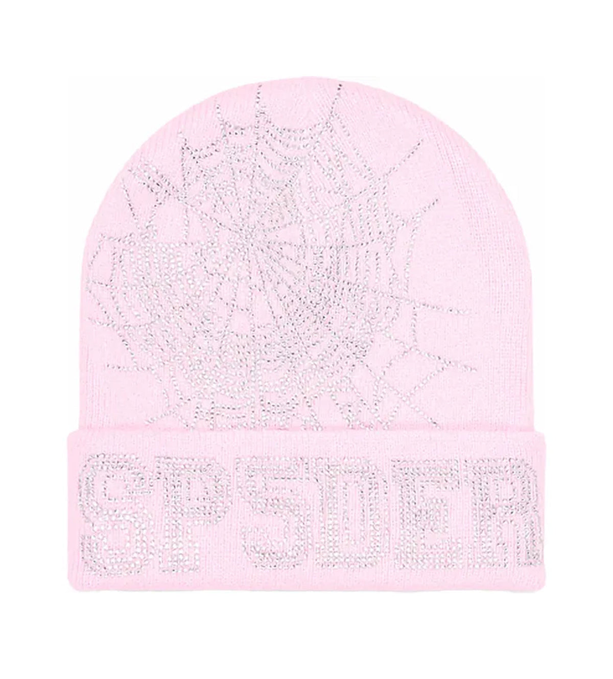Sp5der Web Beanie Pink