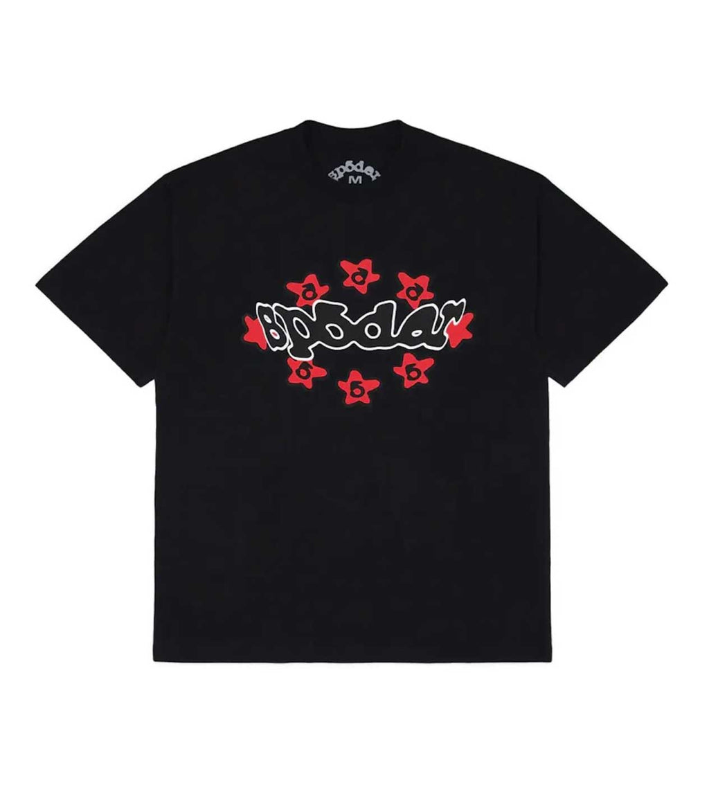 Sp5der WorldWide Warped Tee Black