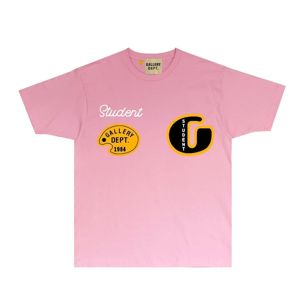 Gallery Dept T Shirt Retro Printed Loose Short-Sleeved Shirt (part2)