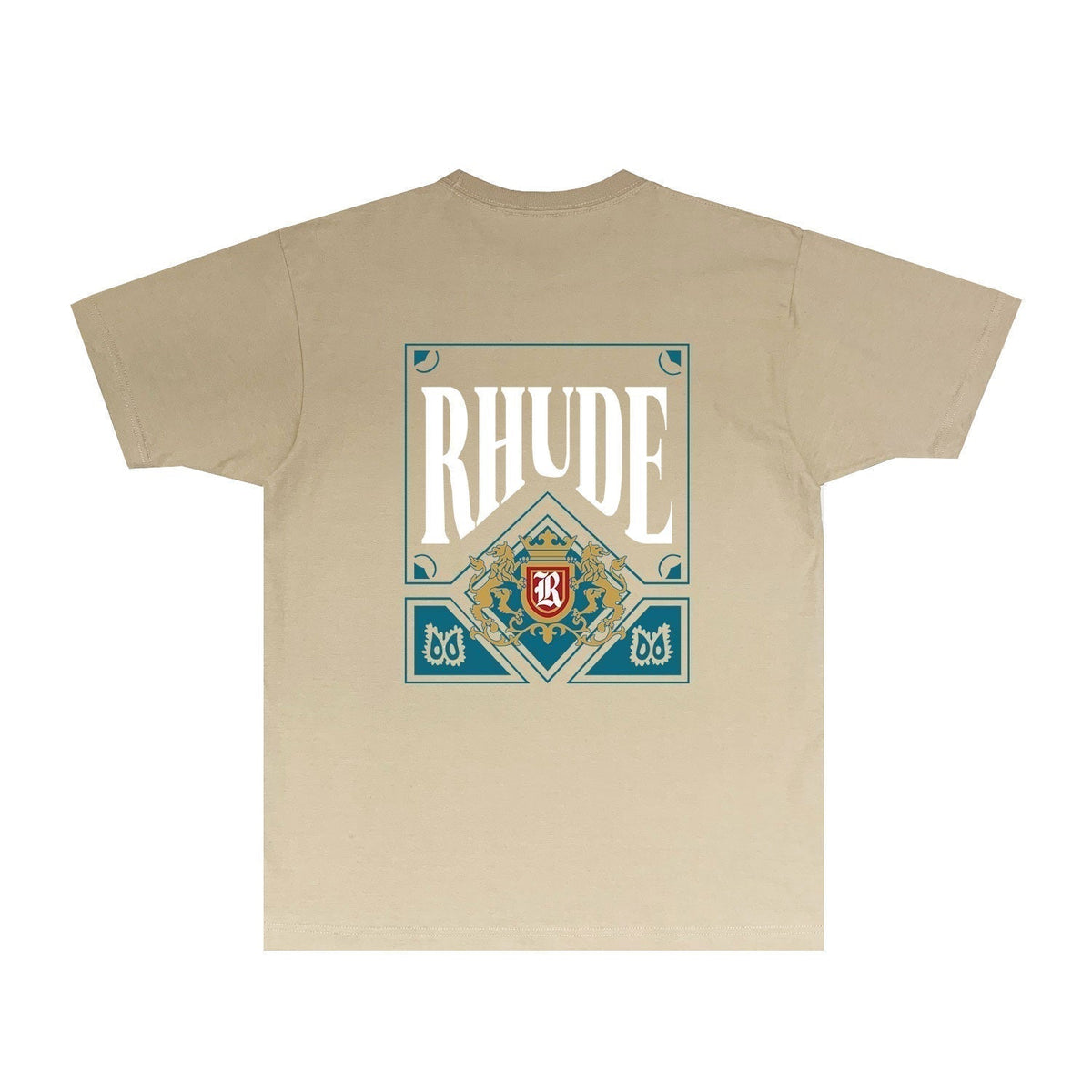 Rhude T-shirts Printed Trendy Pure Cotton