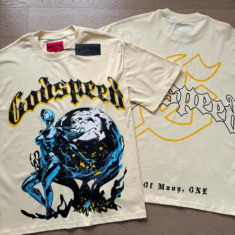 Godspeed T-shirts Retro Fantasy Pattern