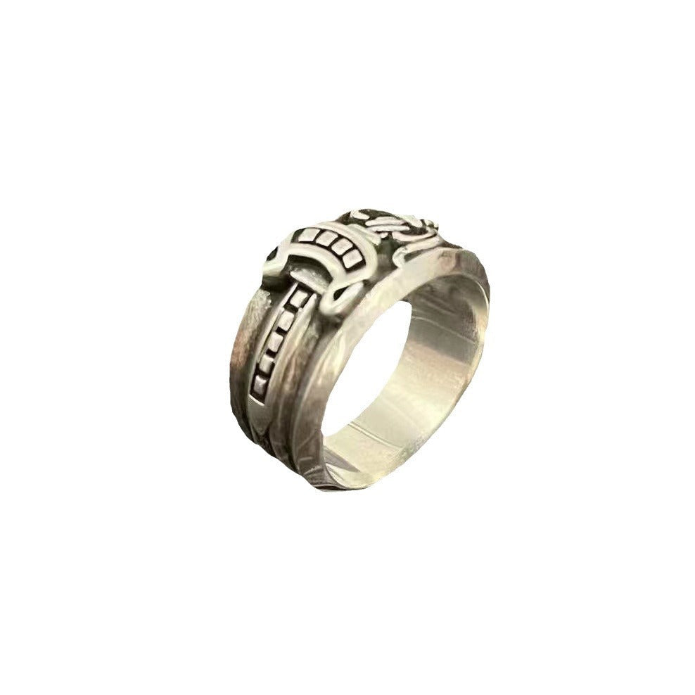 Chrome Heart Ring for Men and Women