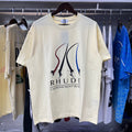 Rhude T-shirts Ski Print Cotton Short Sleeve Men and Women