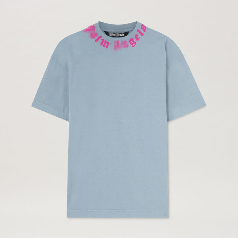Palm Angels T-shirt Scarf Print Short Sleeve T-shirt