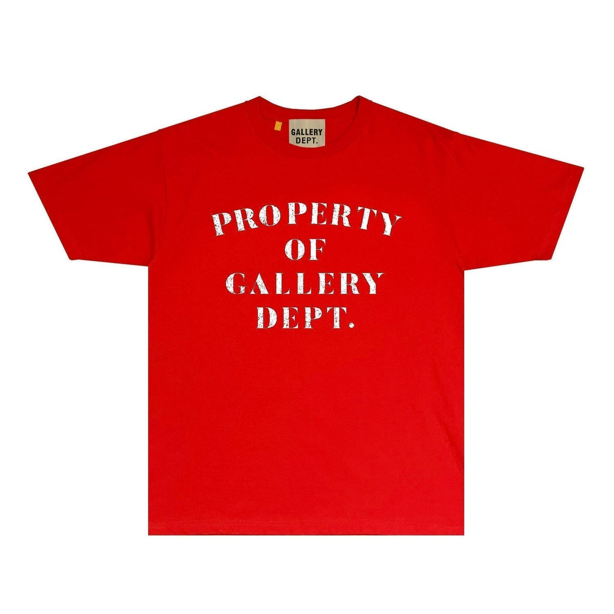 Gallery Dept T Shirt Retro Printed Loose Short-Sleeved Shirt